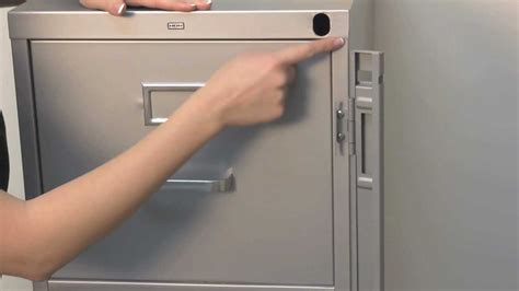 how to lock steel cabinet without a key|unlock file cabinet key lost.